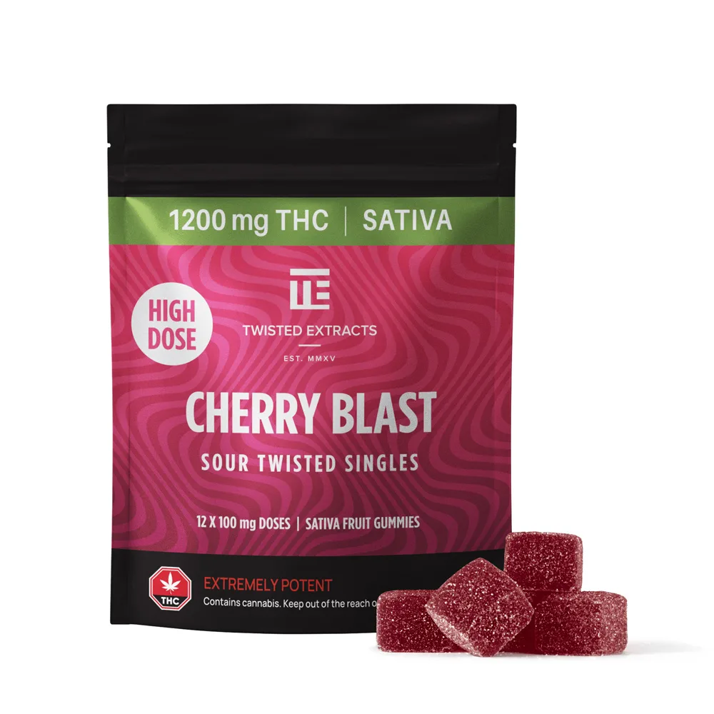 Twisted Extracts Cherry Blast 1200MG Sativa