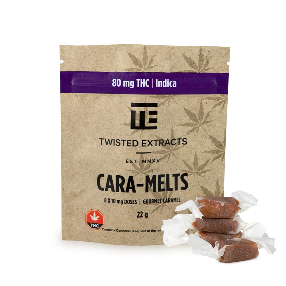 Twisted Extracts Indica Cara-Melts 80 Mg THC