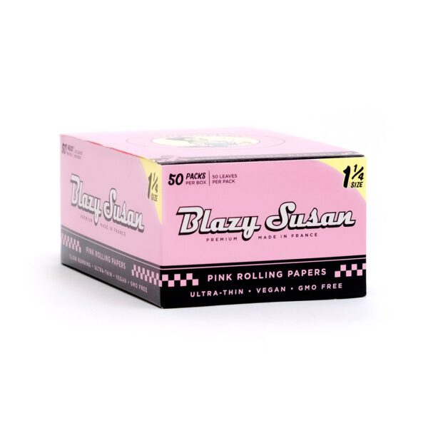 Blazy Susan Pink Rolling Papers 1 1/4 - Image 2