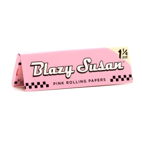 Blazy Susan Pink Rolling Papers 1 1/4 Vegan