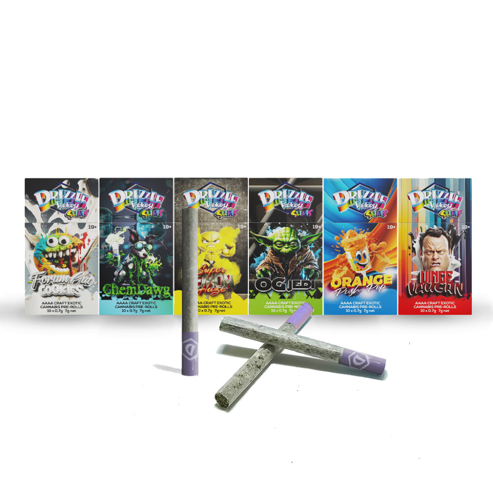Drizzle Factory Slims - AAAA Craft Exotics Pre-Rolls (10 Pack)