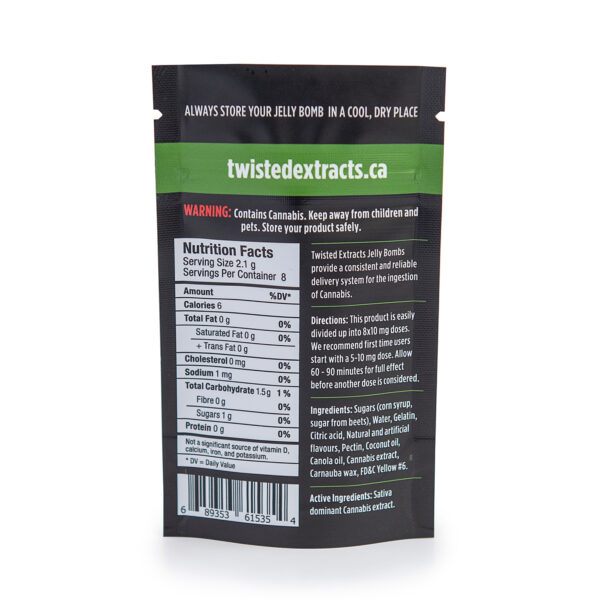 Twisted Extracts - Mango Jelly Bomb Sativa (80MG THC) - Image 2