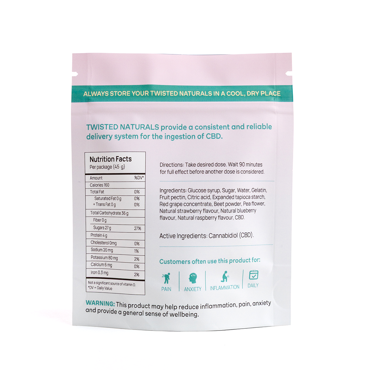 Twisted Naturals - Fieldberry Dream (200MG CBD) - Image 2