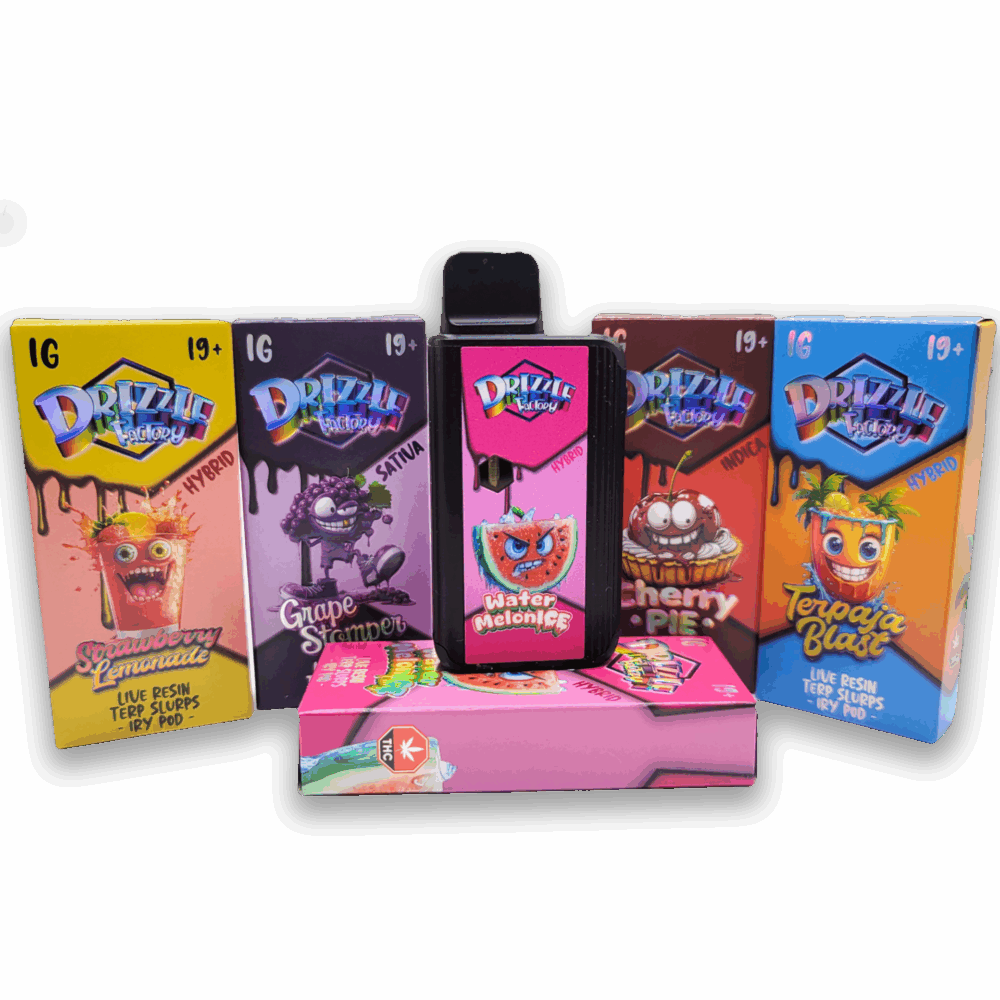 Drizzle Factory - IRY PODS 1G Live Resin (2 FOR $80!)