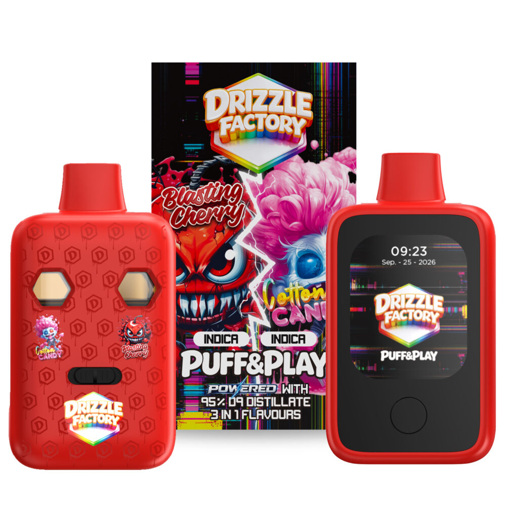 DRIZZLE FACTORY - PUFF & PLAY 6G VAPE (2 FOR $140)